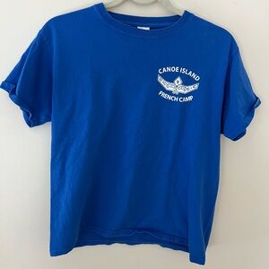Blue Canoe Island French Camp T-Shirt